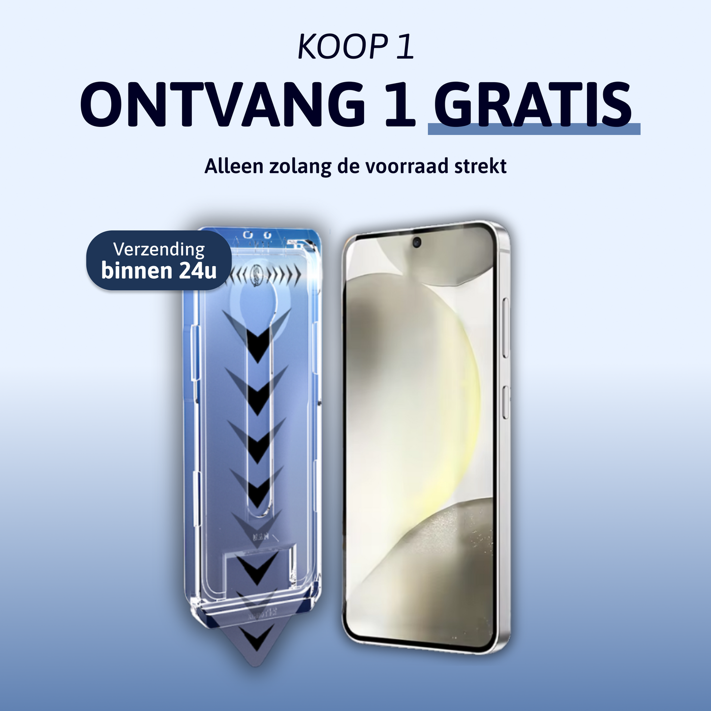 Stof- en Bubbelvrije Screen Protector - Samsung-A