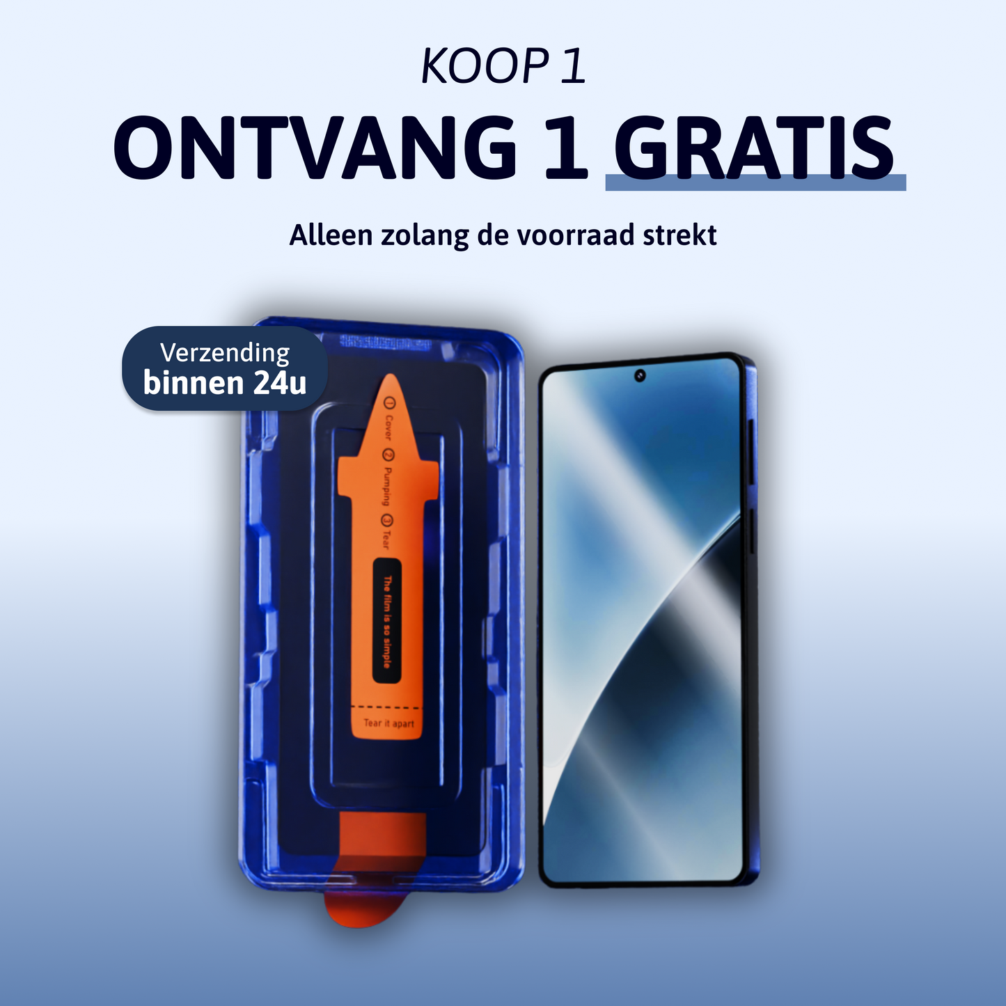 Stof- en Bubbelvrije Screen Protector - Andere Merken