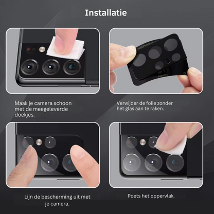 Camerabescherming Xiaomi/Redmi (2-delige set)