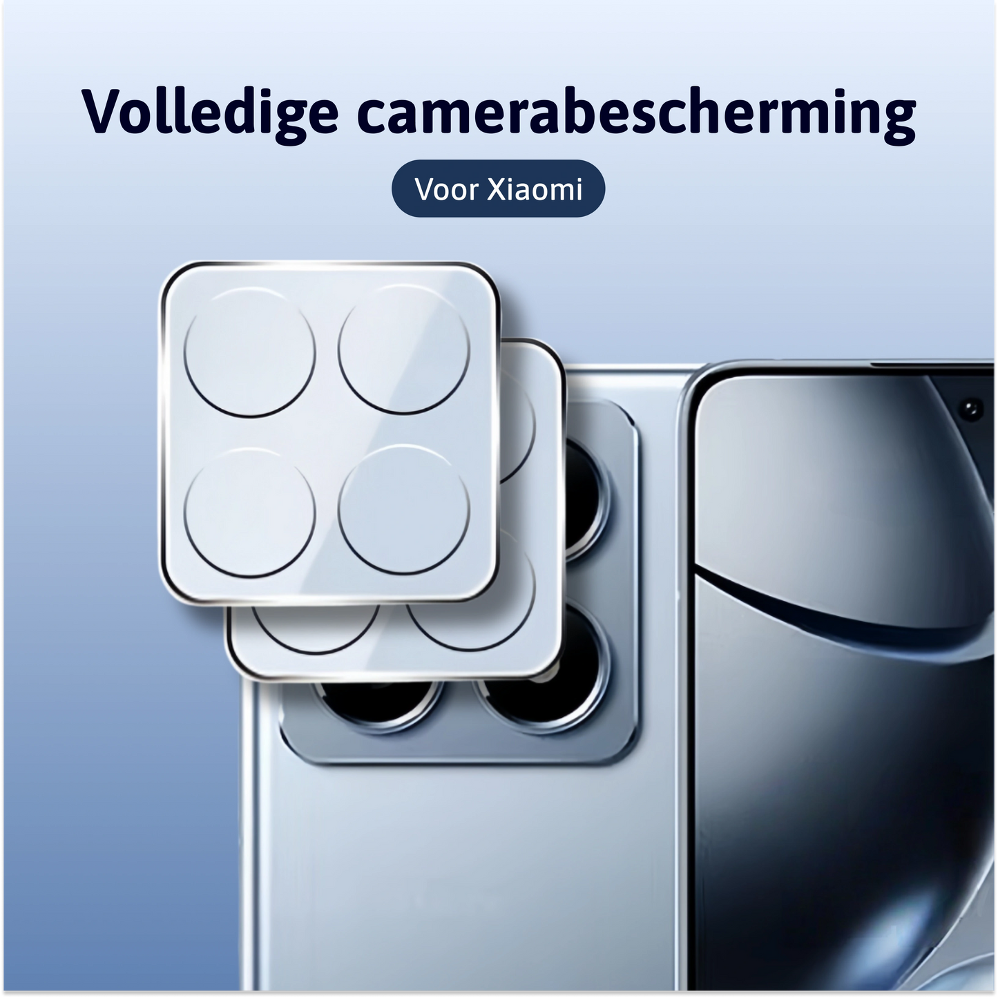 Camerabescherming Xiaomi (2-delige set)