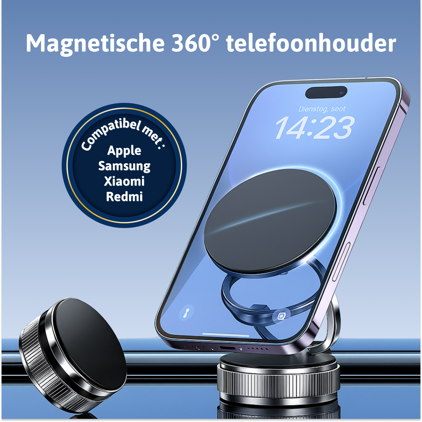 Magnetische 360° telefoonhouder