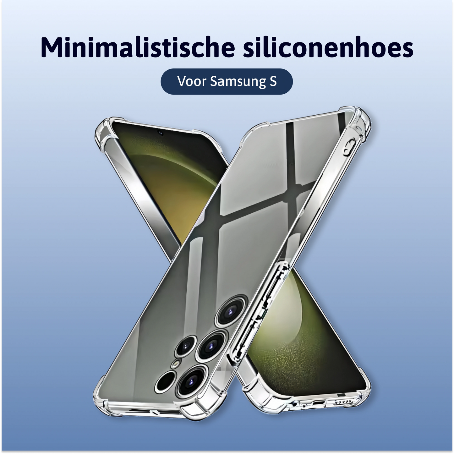 Minimalistische siliconhoes - Samsung S