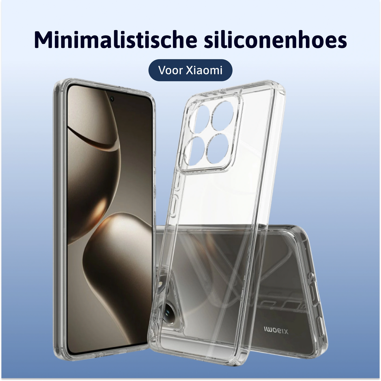 Minimalistische siliconenhoes - Xiaomi