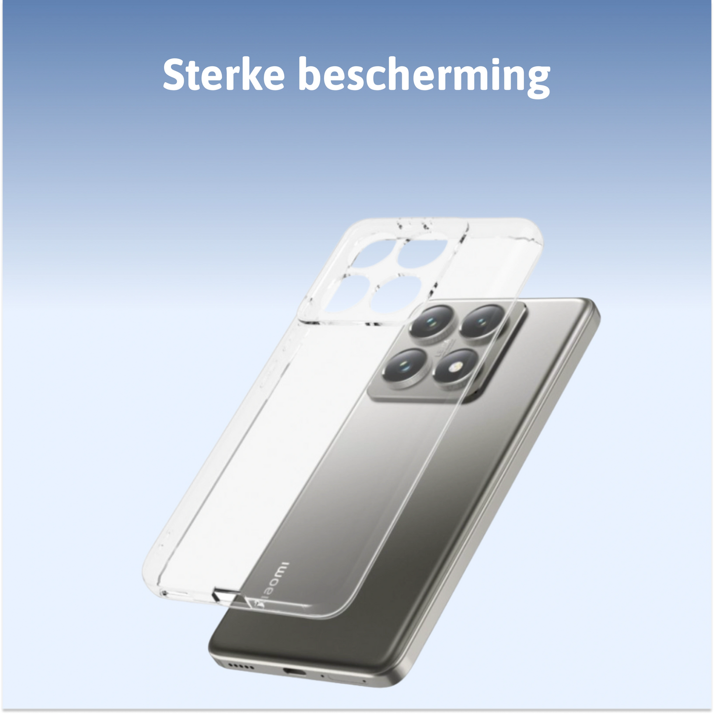 Minimalistische siliconenhoes - Xiaomi