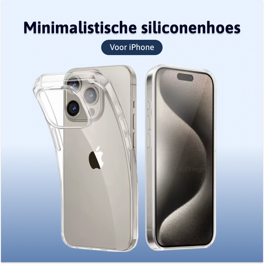 Minimalistische siliconenhoes