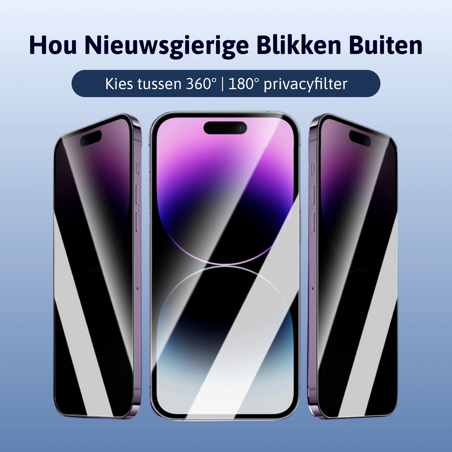 Stof- en Bubbelvrije Screen Protector - iPhone