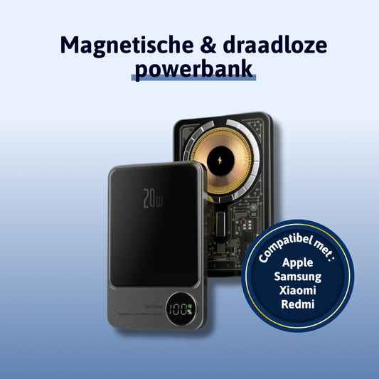 Magnetische & draadloze powerbank
