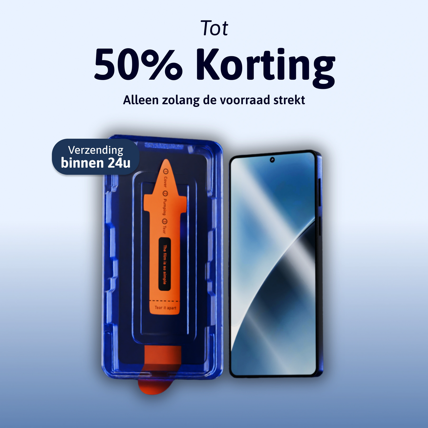 Stof- en Bubbelvrije Screen Protector - Redmi