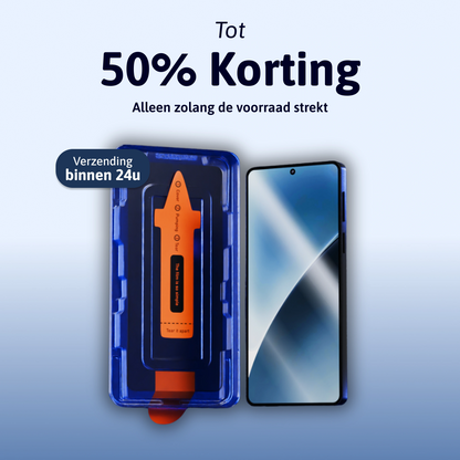 Stof- en Bubbelvrije Screen Protector - Redmi