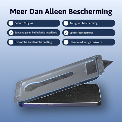 Stof- en Bubbelvrije Screen Protector - iPhone