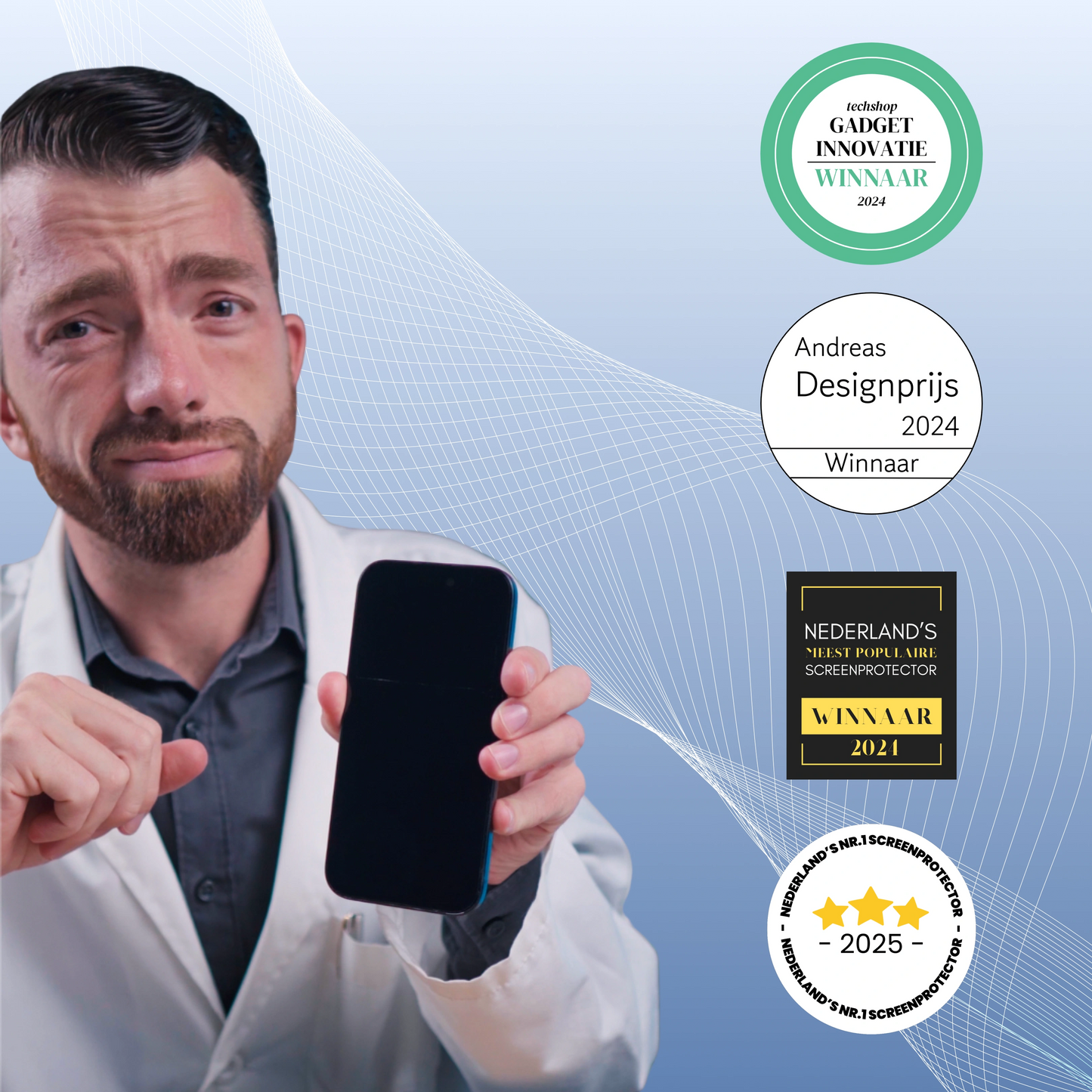 Stof- en Bubbelvrije Screen Protector - iPhone