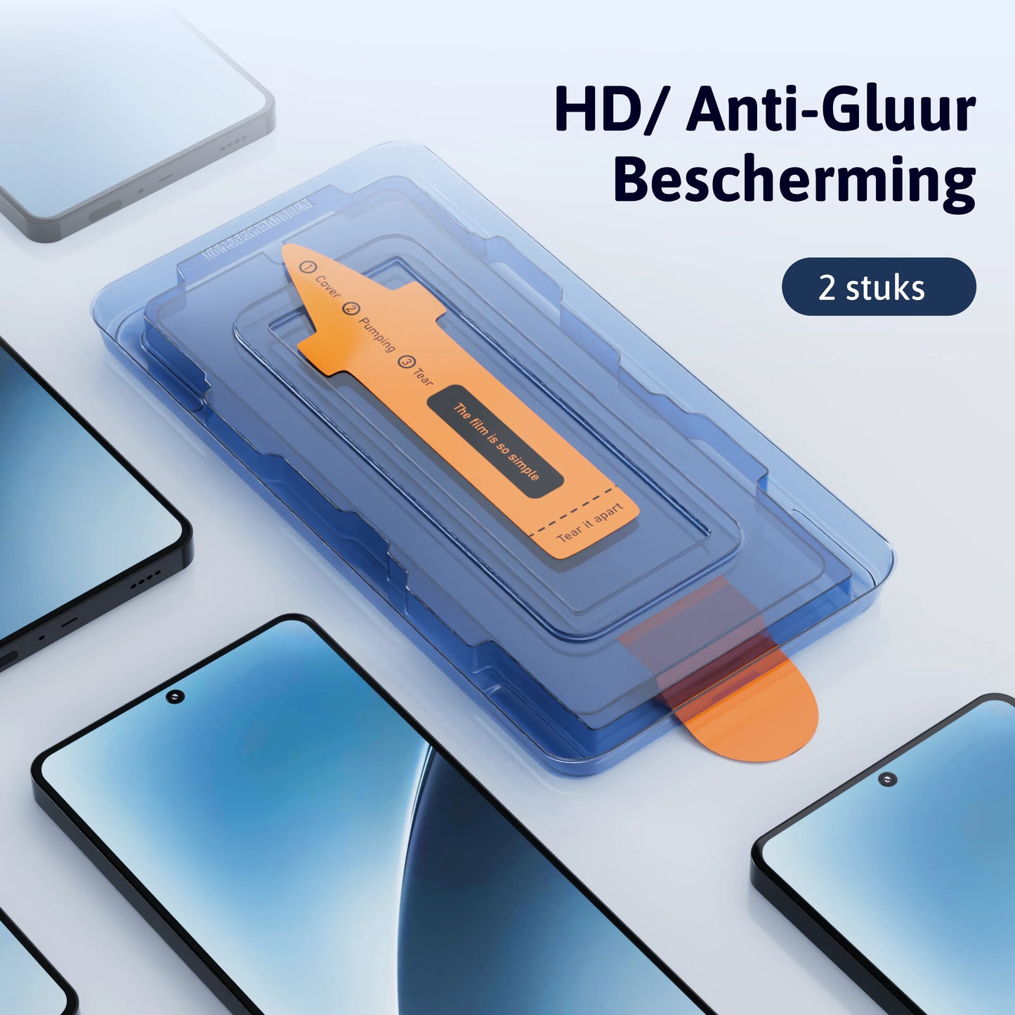 Stof- en Bubbelvrije Screen Protector - Xiaomi/Redmi